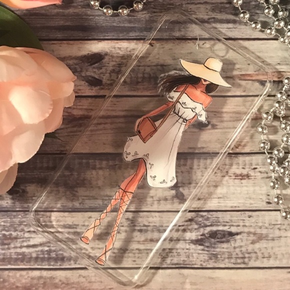 BUNZAR Accessories - FASHION GIRL IPHONE 7 8  SOFT TPU CASE